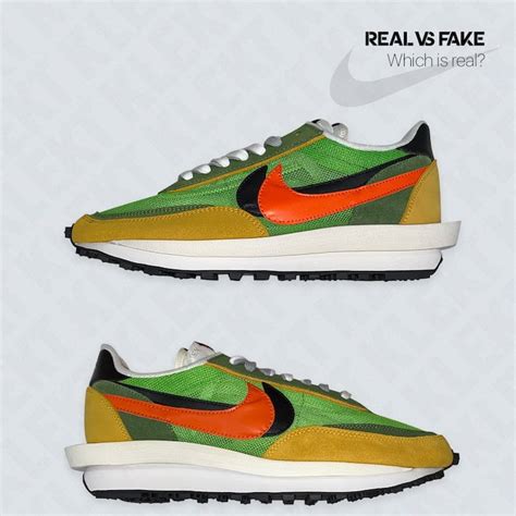 How to Spot a Fake sacai x Nike LDWaffle “Green Gusto”